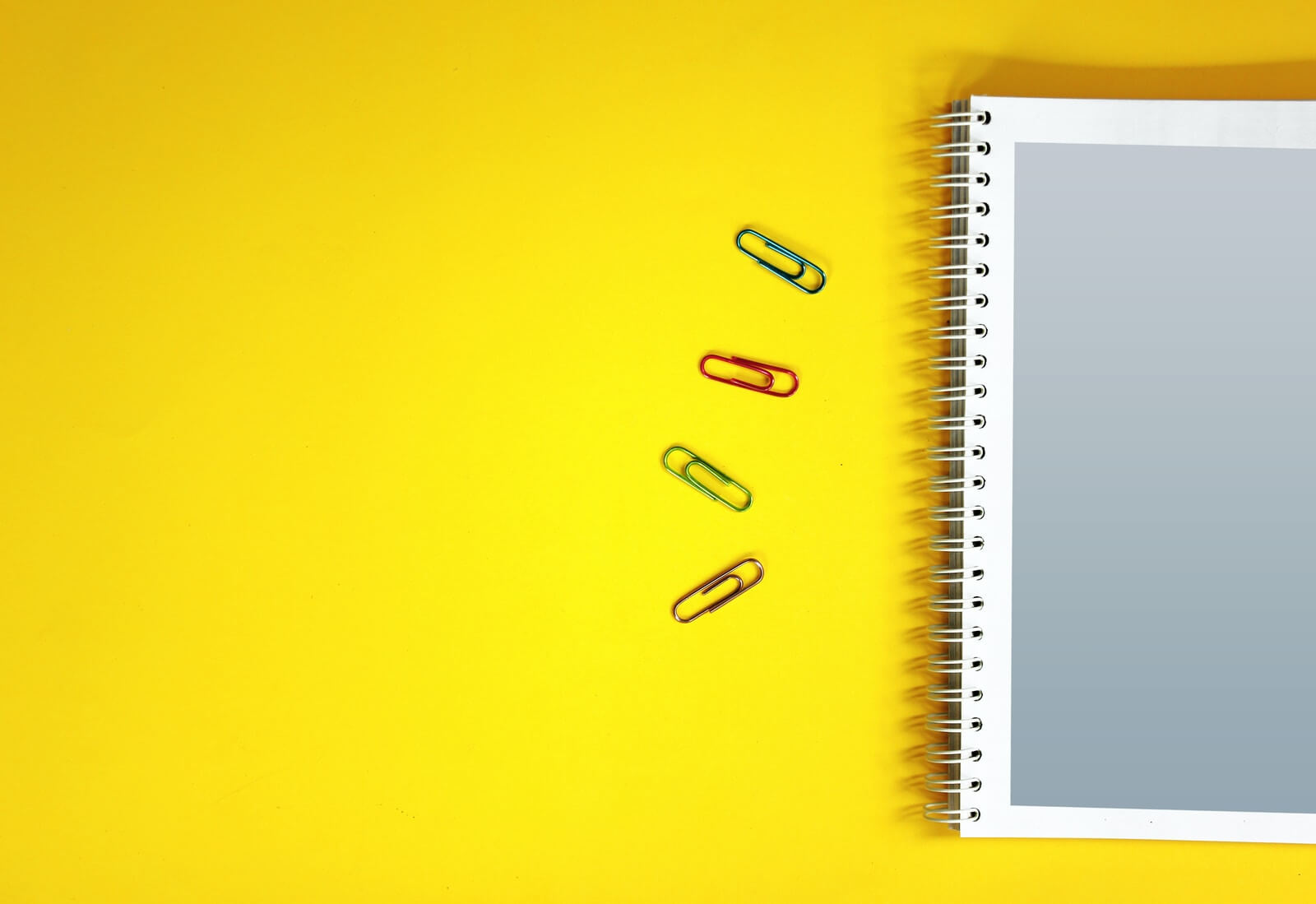 white and yellow line paper